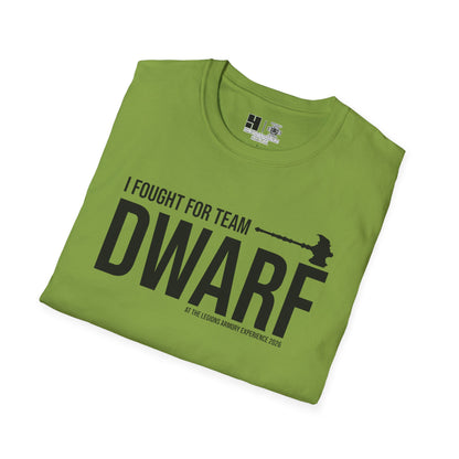 Team Dwarf Legions Con 2026 (Black Logo) | Mythic Legions | Soft T-Shirt