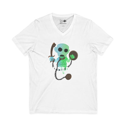 Toy Culprits Blue & Green Ghost | Mythic Legions | Fan Art | V-Neck T-Shirt