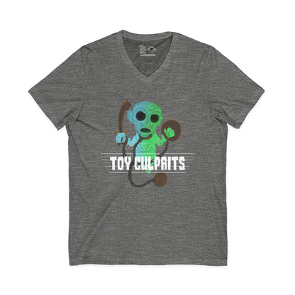 Toy Culprits Blue & Green Ghost | Mythic Legions | Fan Art | V-Neck T-Shirt