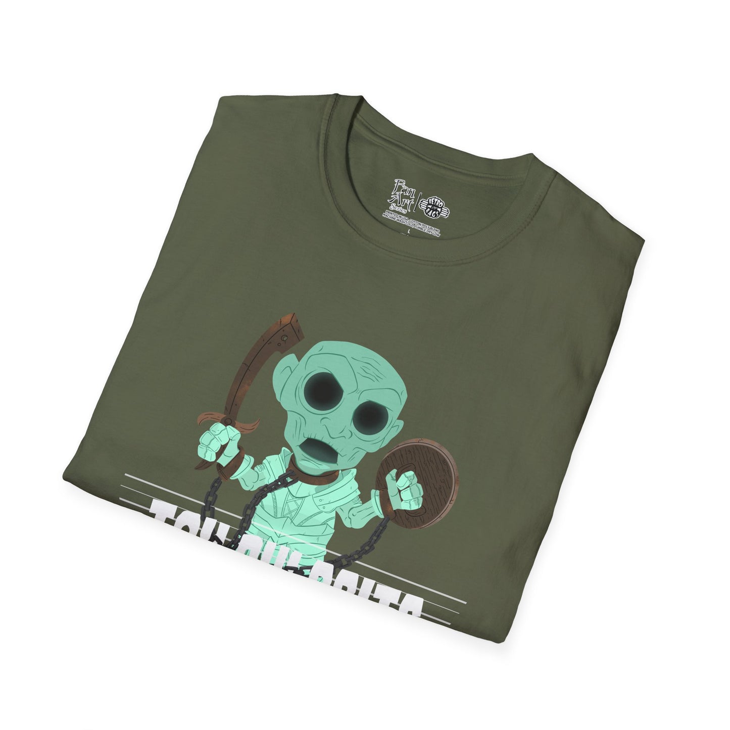 Toy Culprits Green Ghost | Mythic Legions | Fan Art | Soft T-Shirt