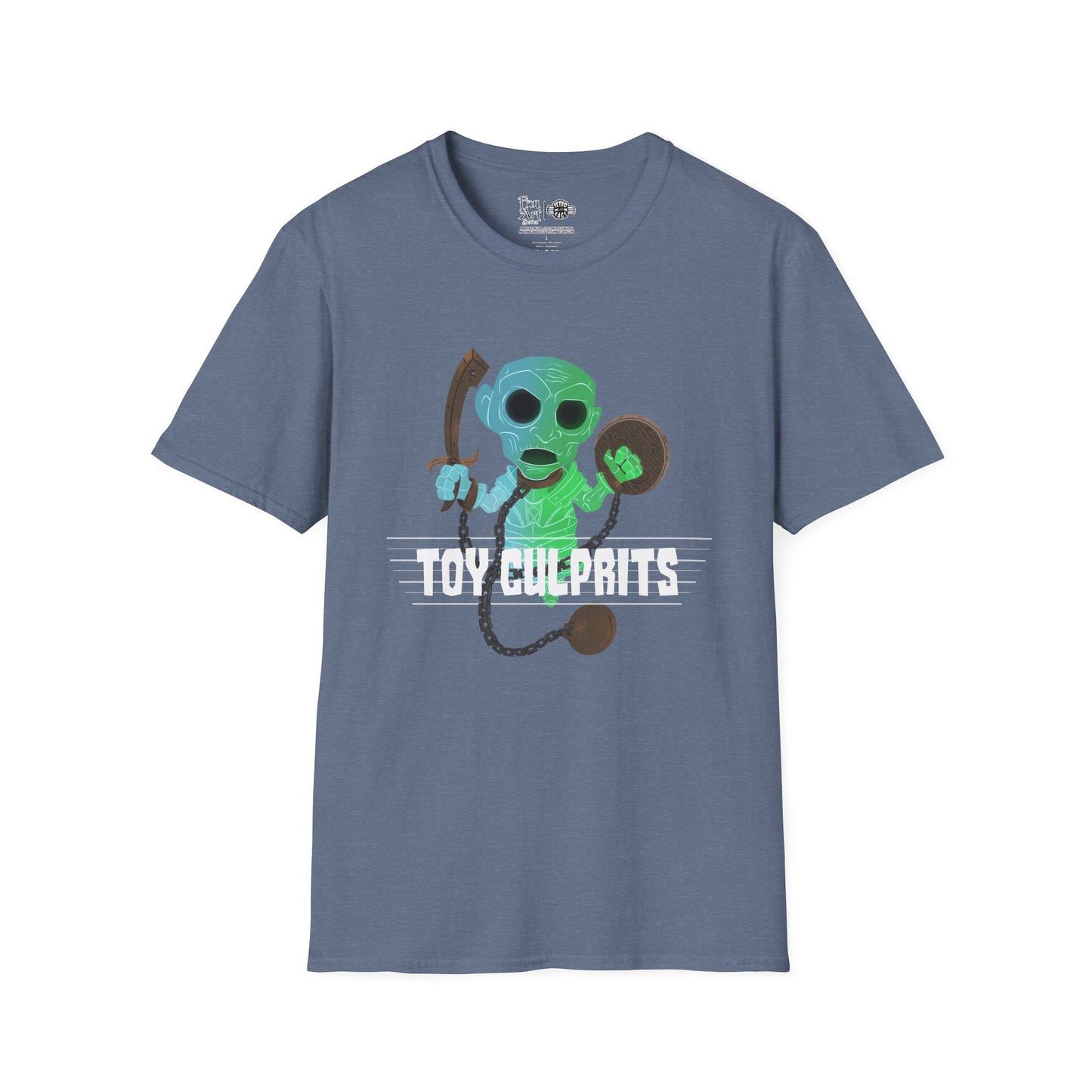 Toy Culprits Blue & Green Ghost | Mythic Legions | Fan Art | Soft T-Shirt