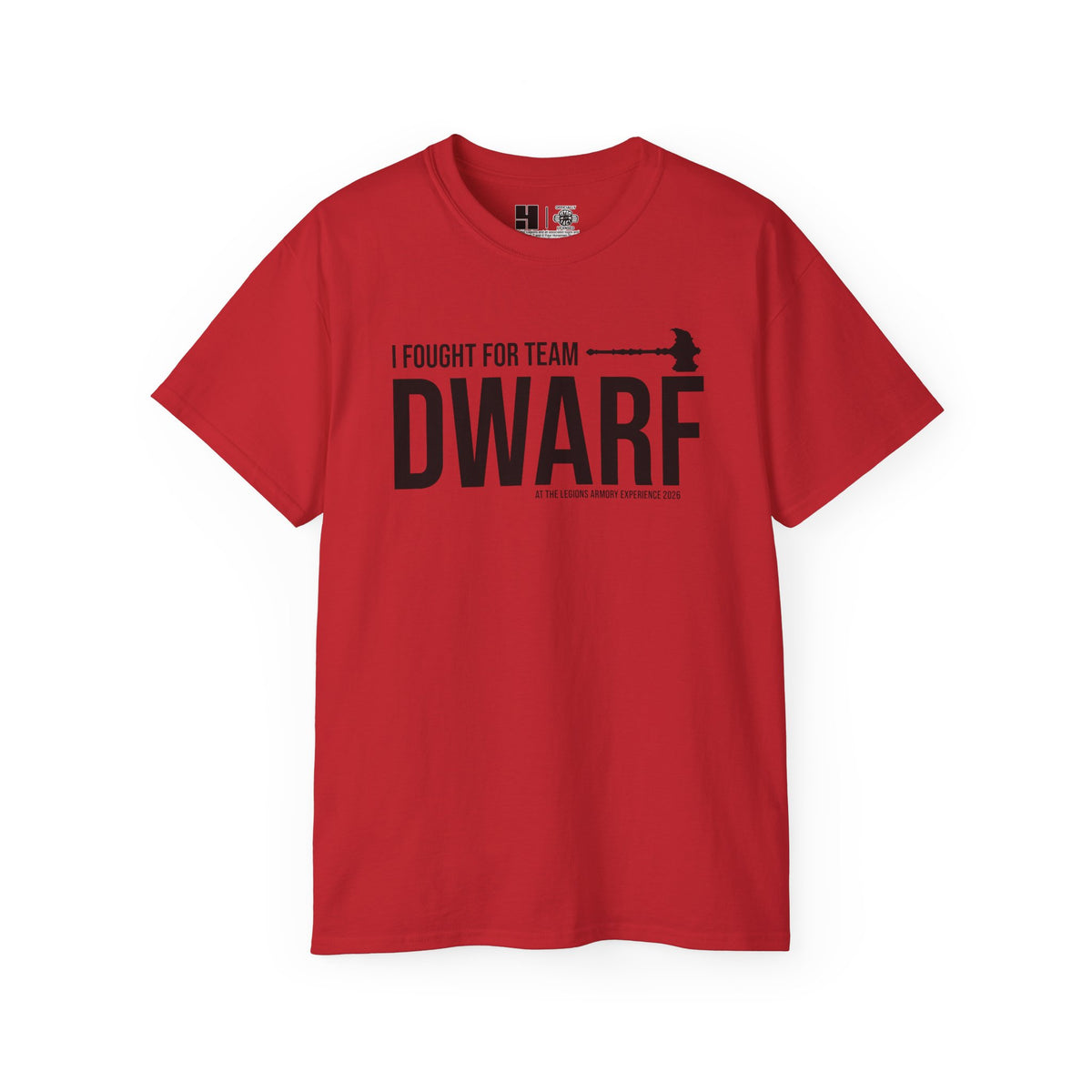 Team Dwarf Legions Con 2026 (Black Logo)  | Mythic Legions | Standard T-Shirt
