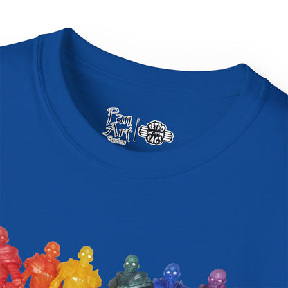 Rainbow Ghosts w/ Toy Culprits White Logo | Mythic Legions | Fan Art | Standard T-Shirt