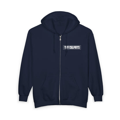Toy Culprits White Logo | Mythic Legions | Fan Art | Full Zip Hoodie