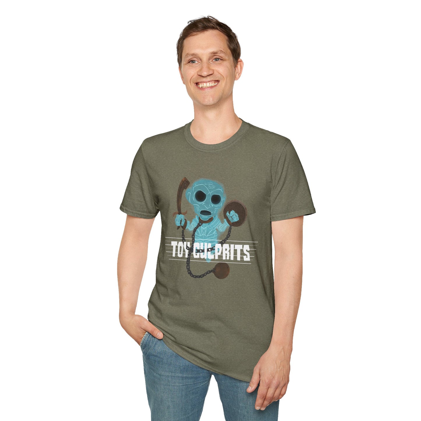 Toy Culprits Blue Ghost | Mythic Legions | Fan Art | Soft T-Shirt