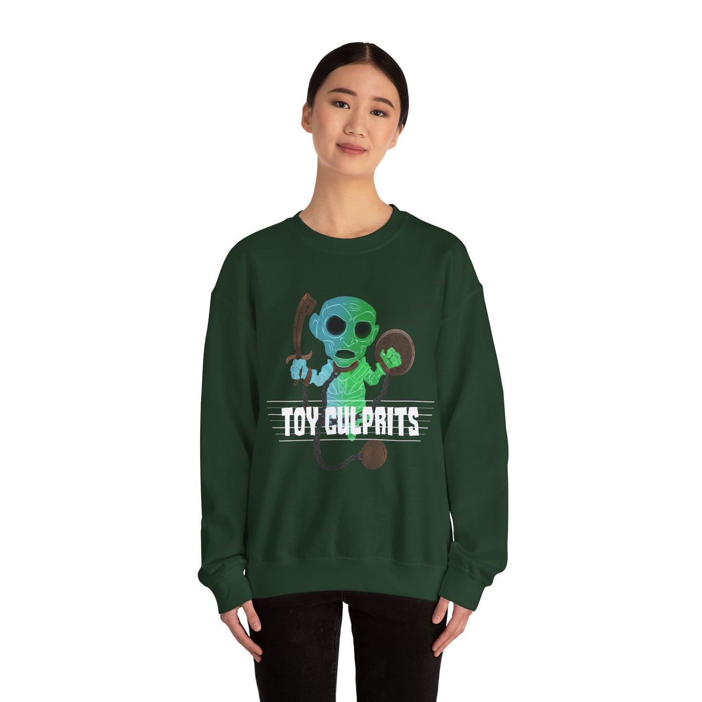 Toy Culprits Blue & Green Ghost | Mythic Legions | Fan Art | Sweatshirt