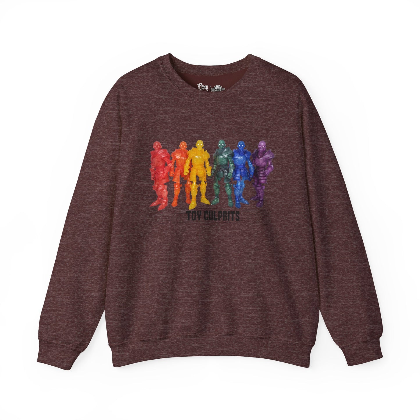 Rainbow Ghosts w/ Toy Culprits Black Logo | Mythic Legions | Fan Art | Sweatshirt