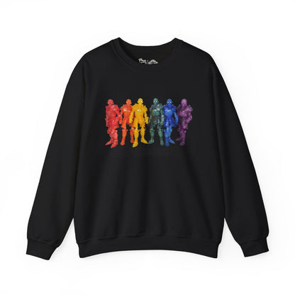 Rainbow Ghosts w/ Toy Culprits Black Logo | Mythic Legions | Fan Art | Sweatshirt