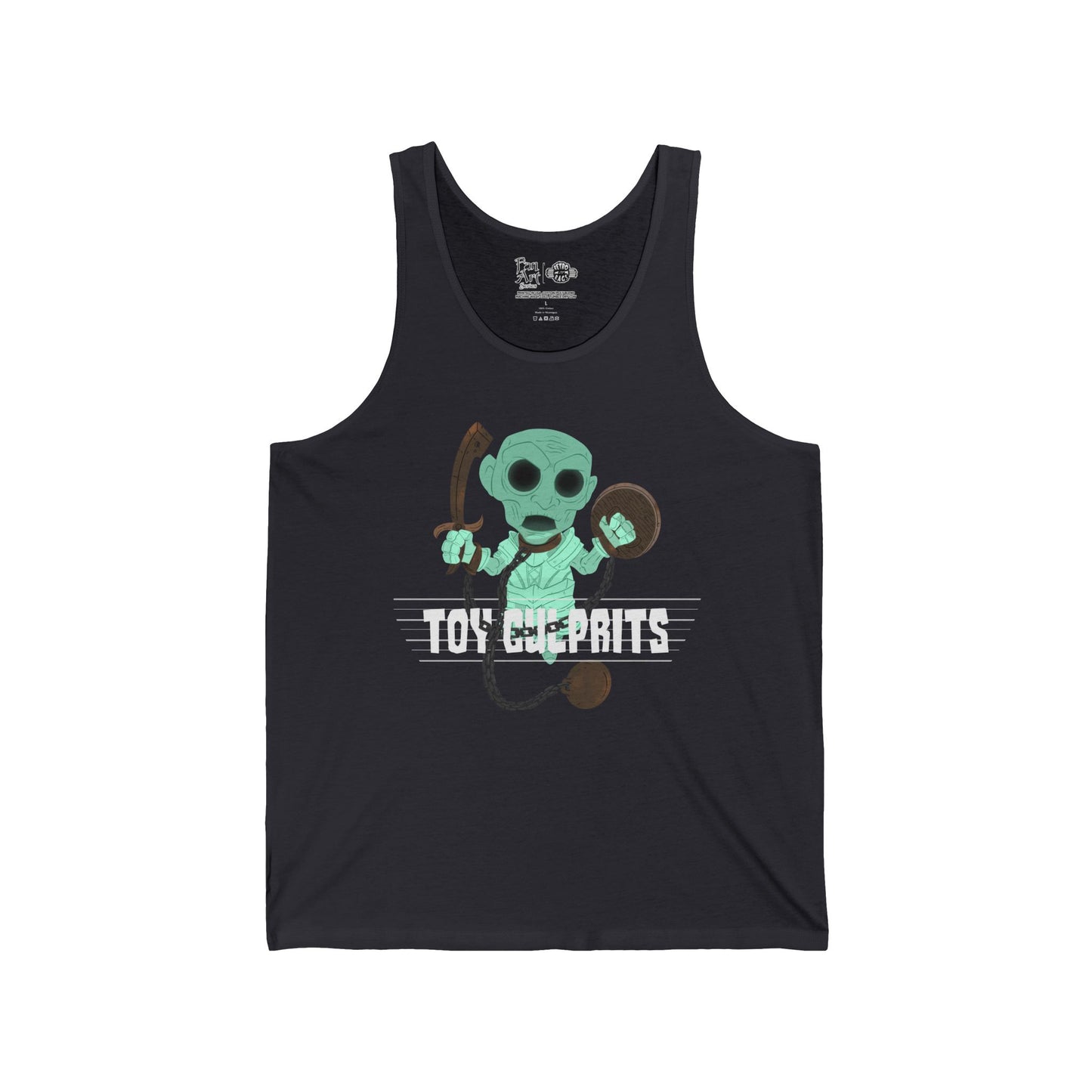 Toy Culprits Green Ghost | Mythic Legions | Fan Art | Tank Top