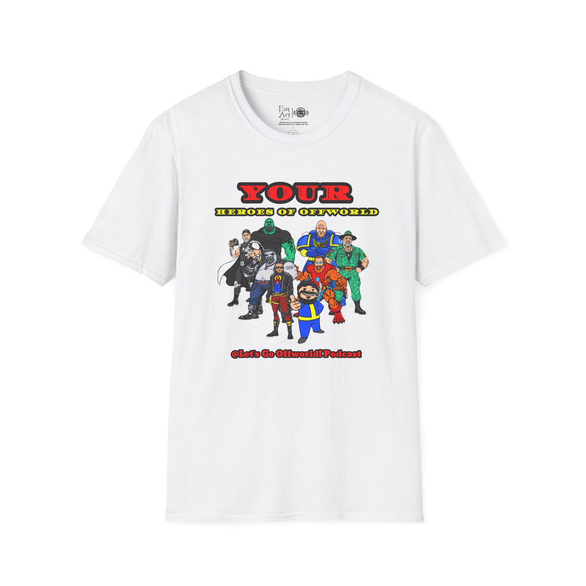 Heroes of Offworld | Mythic Legions | Fan Art | Soft T-Shirt