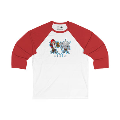 Shooting the Shelf | Mythic Legions | Fan Art | 3\4 Sleeve Baseball T-Shirt