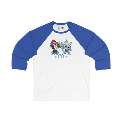 Shooting the Shelf | Mythic Legions | Fan Art | 3\4 Sleeve Baseball T-Shirt