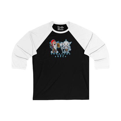 Shooting the Shelf | Mythic Legions | Fan Art | 3\4 Sleeve Baseball T-Shirt