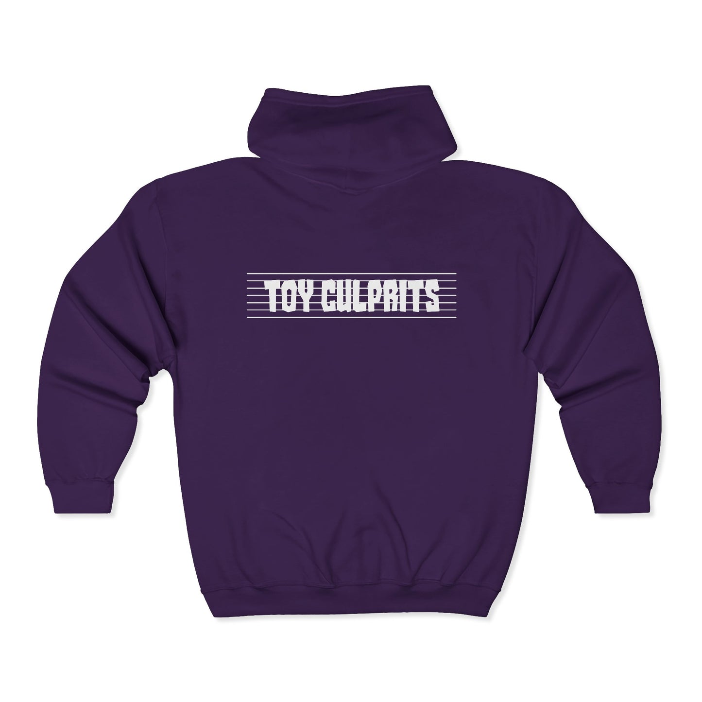 Toy Culprits White Logo | Mythic Legions | Fan Art | Full Zip Hoodie