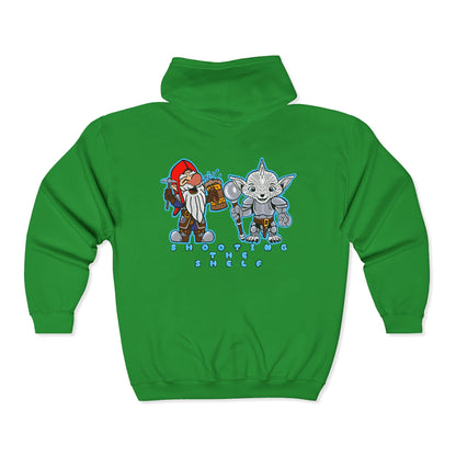 Shooting the Shelf | Mythic Legions | Fan Art | Full Zip Hoodie