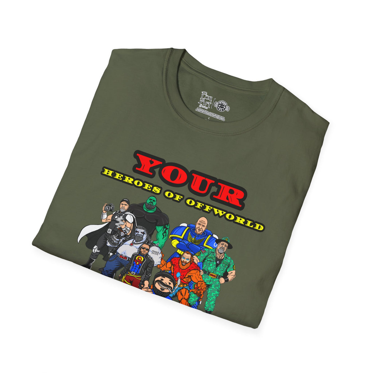 Heroes of Offworld | Mythic Legions | Fan Art | Soft T-Shirt