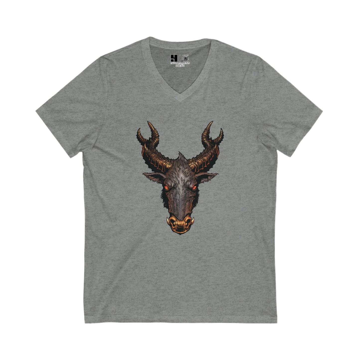 The Jersey Devil | Figura Obscura | V-Neck T-Shirt