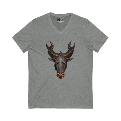 The Jersey Devil | Figura Obscura | V-Neck T-Shirt