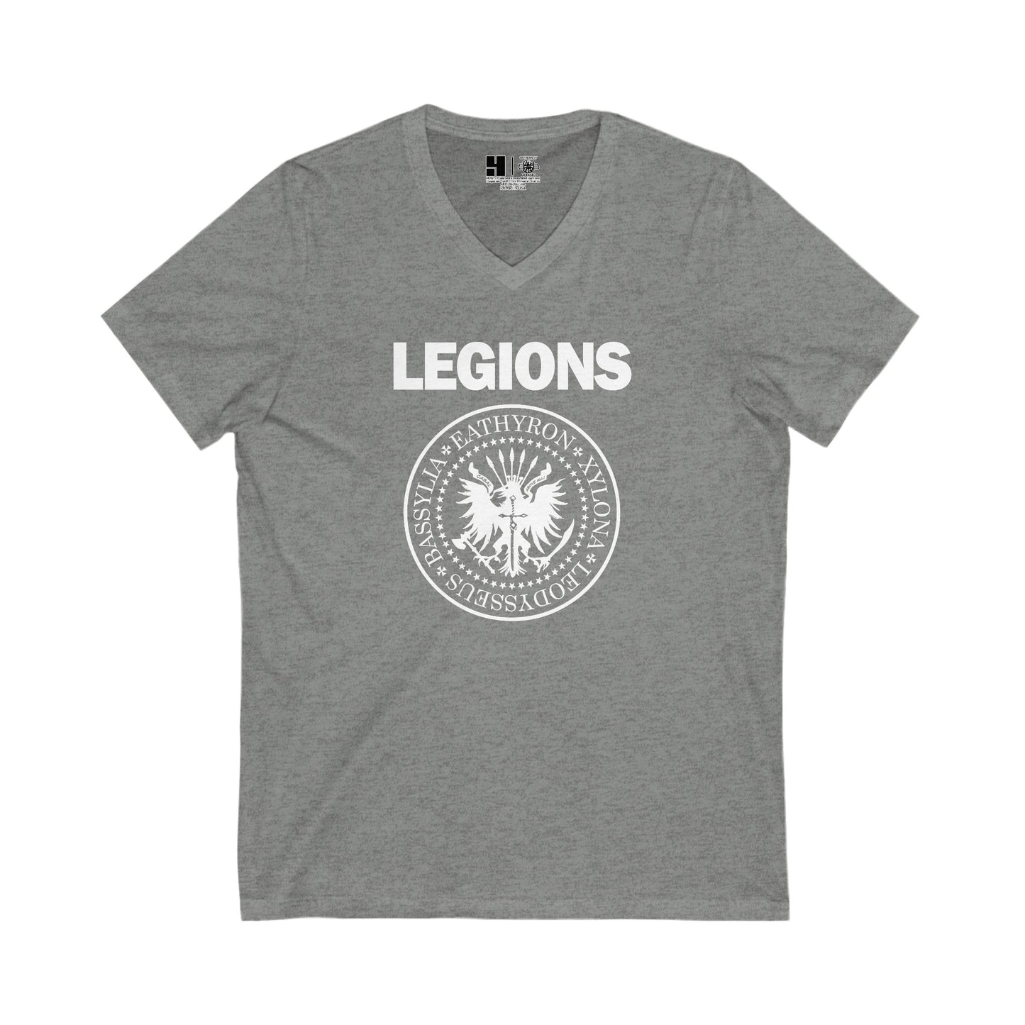 Heroic Factions Presidential Seal | Fan Art | Mythic Legions | V-Neck T-Shirt