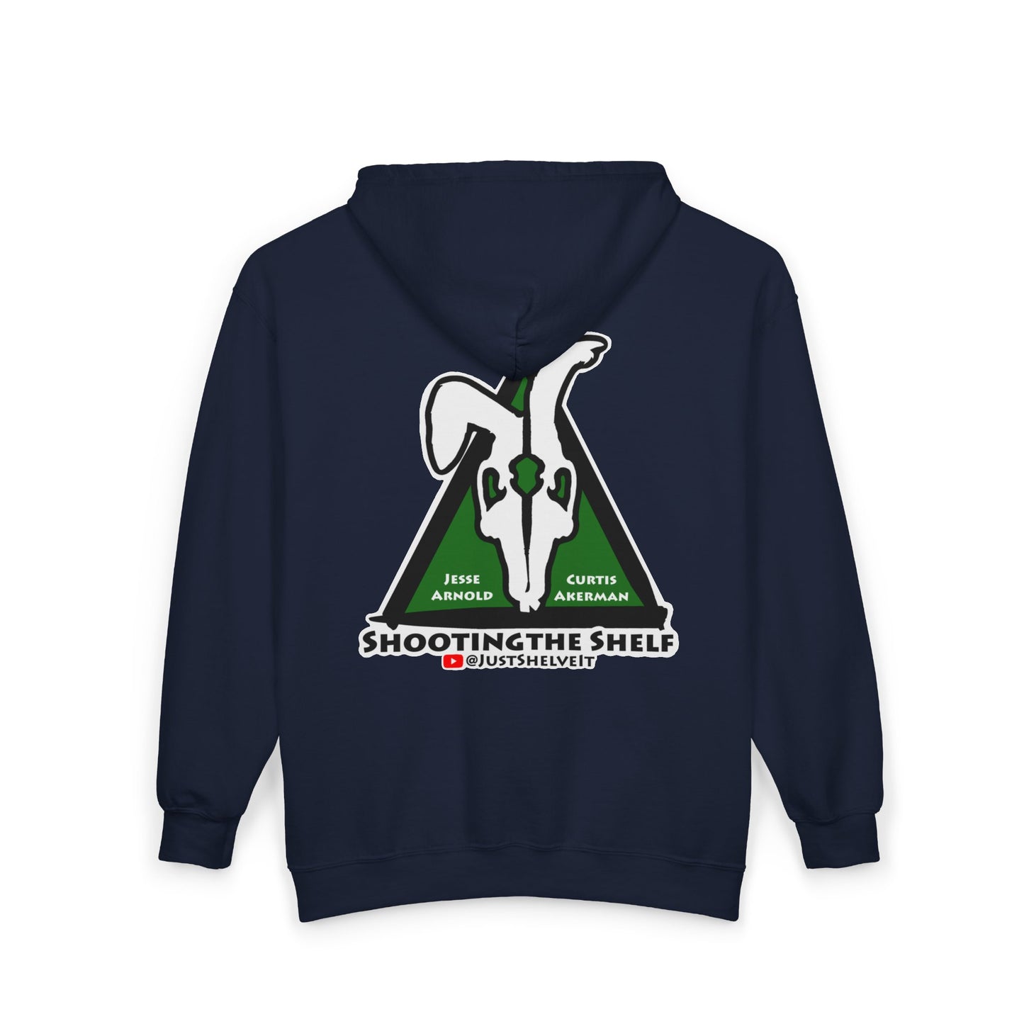 Shooting the Shelf Logo | Mythic Legions | Fan Art | Full Zip Hoodie
