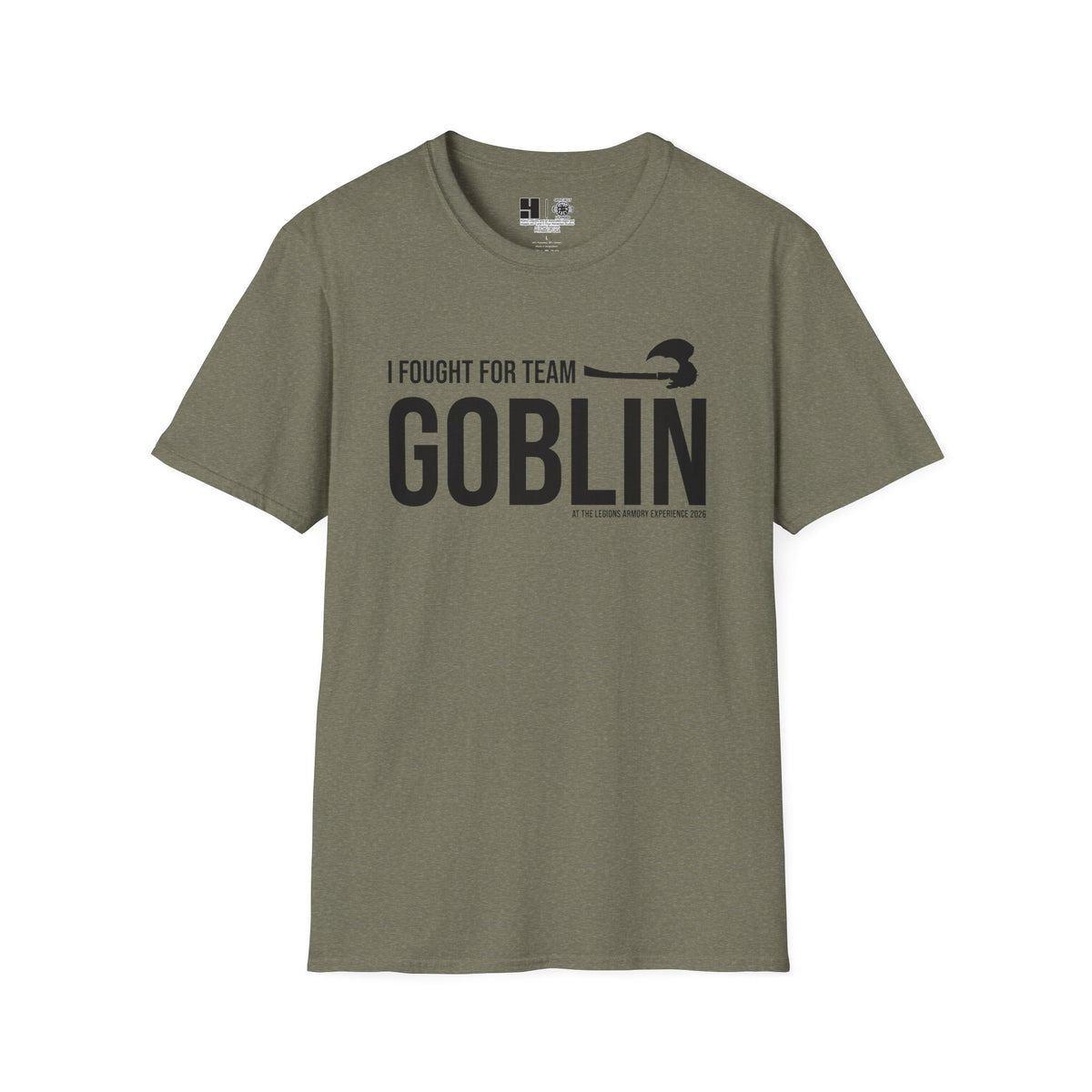 Team Goblin Legions Con 2026 (Black Logo) | Mythic Legions | Soft T-Shirt