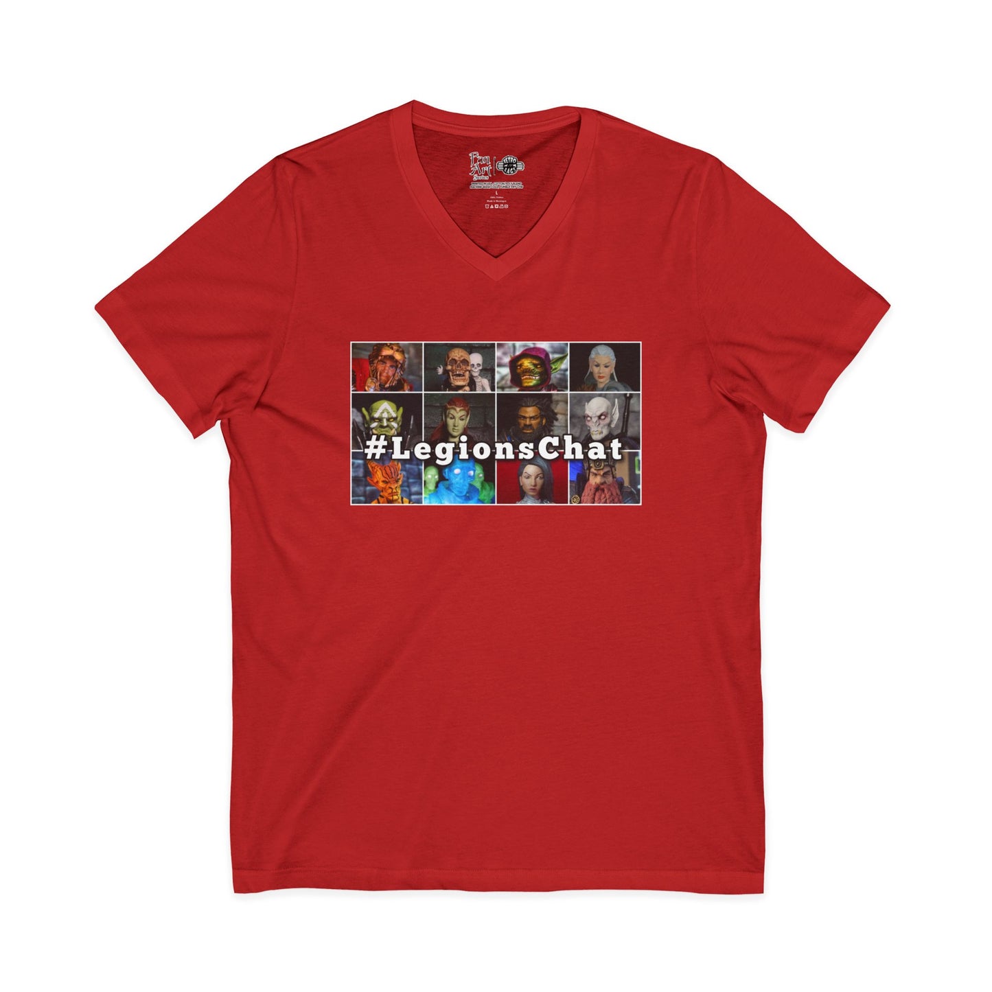 LegionsChat | Mythic Legions | Fan Art | V-Neck T-Shirt