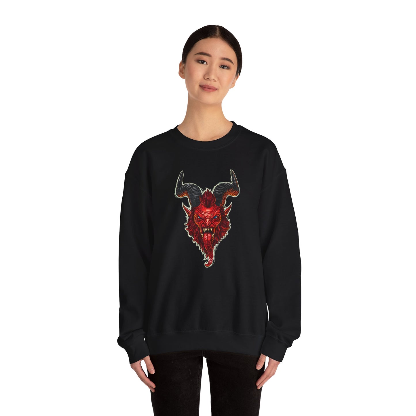 Krampus v2 Red | Figura Obscura | Sweatshirt