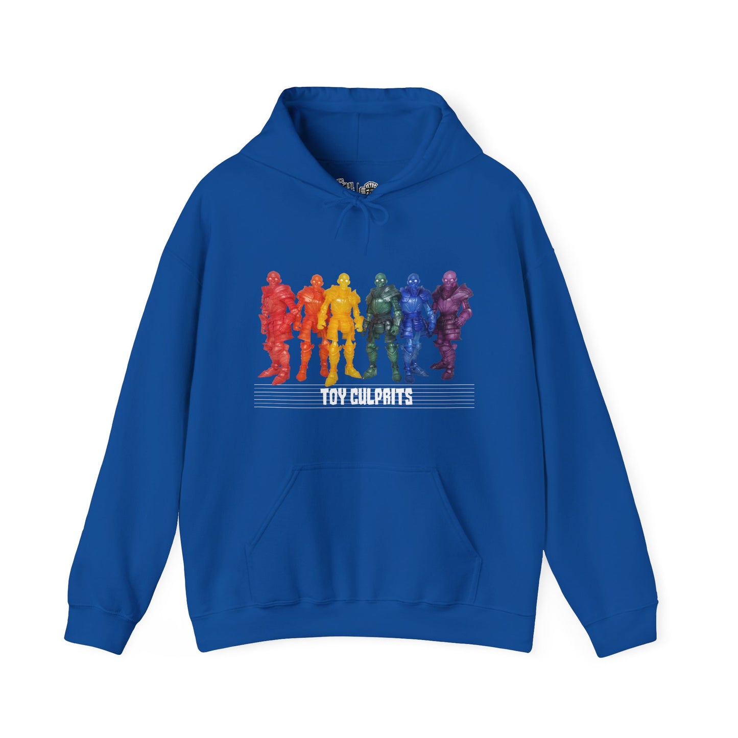 Rainbow Ghosts w/ Toy Culprits White Logo | Mythic Legions | Fan Art | Pullover Hooodie