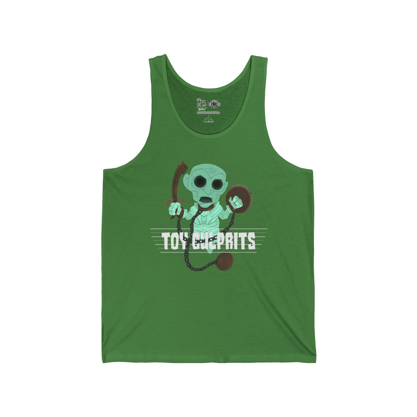 Toy Culprits Green Ghost | Mythic Legions | Fan Art | Tank Top