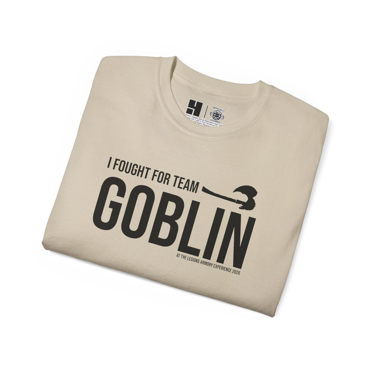 Team Goblin Legions Con 2026 (Black Logo) | Mythic Legions | Standard T-Shirt