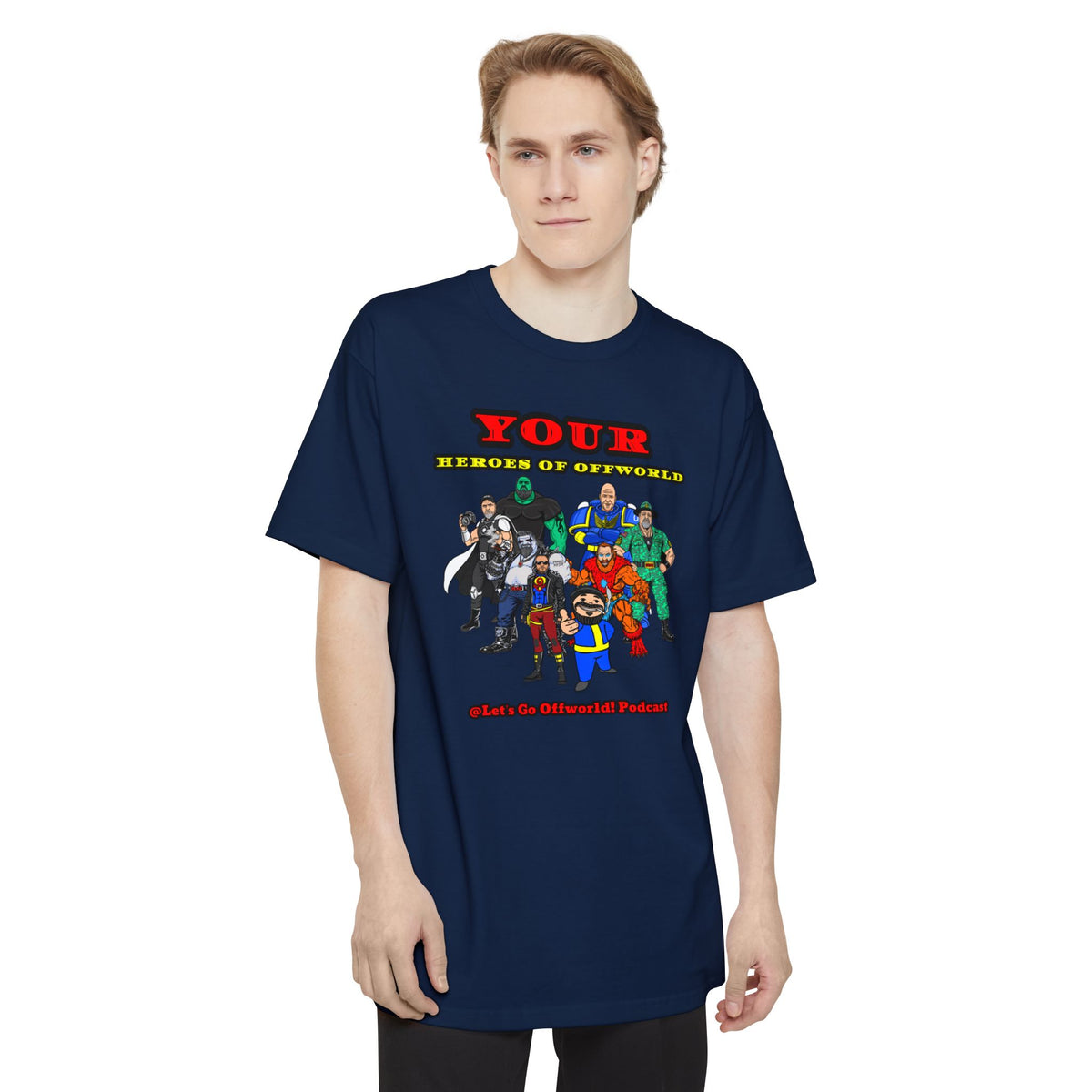 Heroes of Offworld | Mythic Legions | Fan Art | Tall T-Shirt