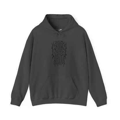 4H Metal Logo Black | Mythic Legions | Pullover Hooodie
