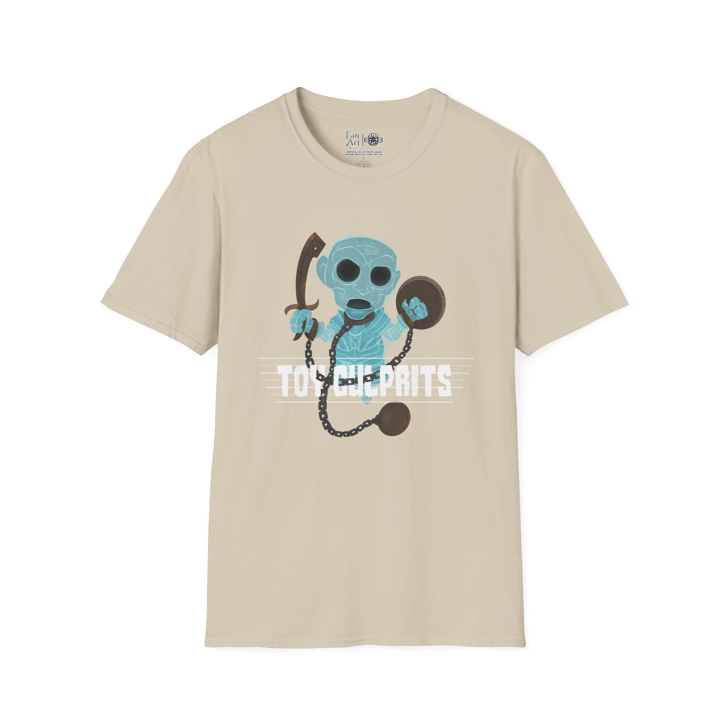 Toy Culprits Blue Ghost | Mythic Legions | Fan Art | Soft T-Shirt