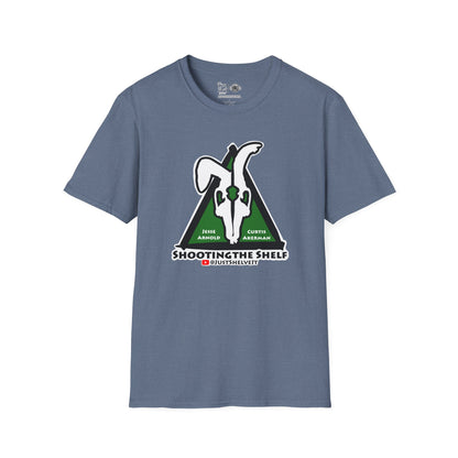 Shooting the Shelf Logo | Mythic Legions | Fan Art | Soft T-Shirt