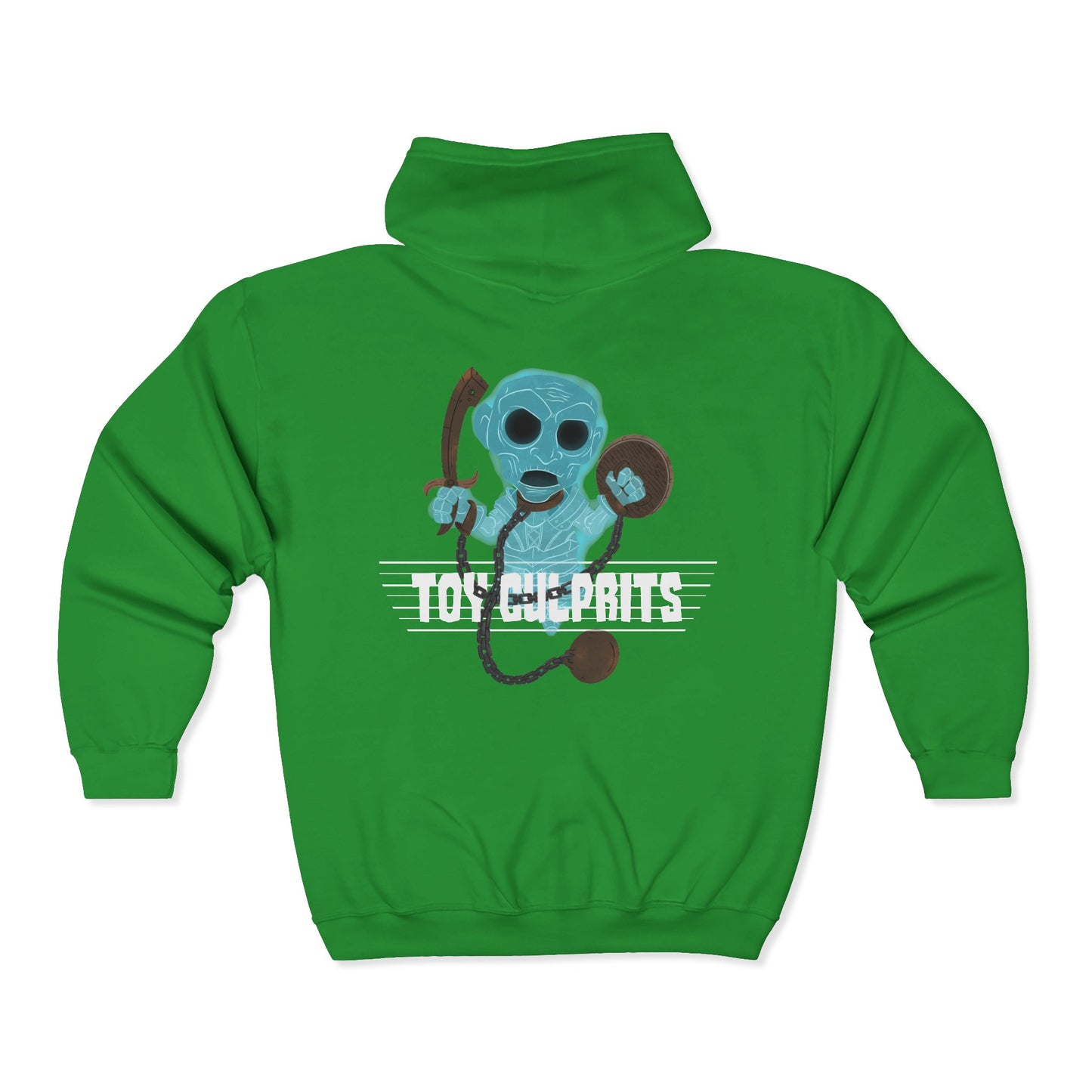 Toy Culprits Blue Ghost | Mythic Legions | Fan Art | Full Zip Hoodie