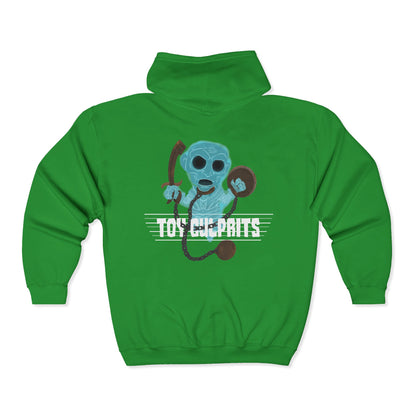 Toy Culprits Blue Ghost | Mythic Legions | Fan Art | Full Zip Hoodie