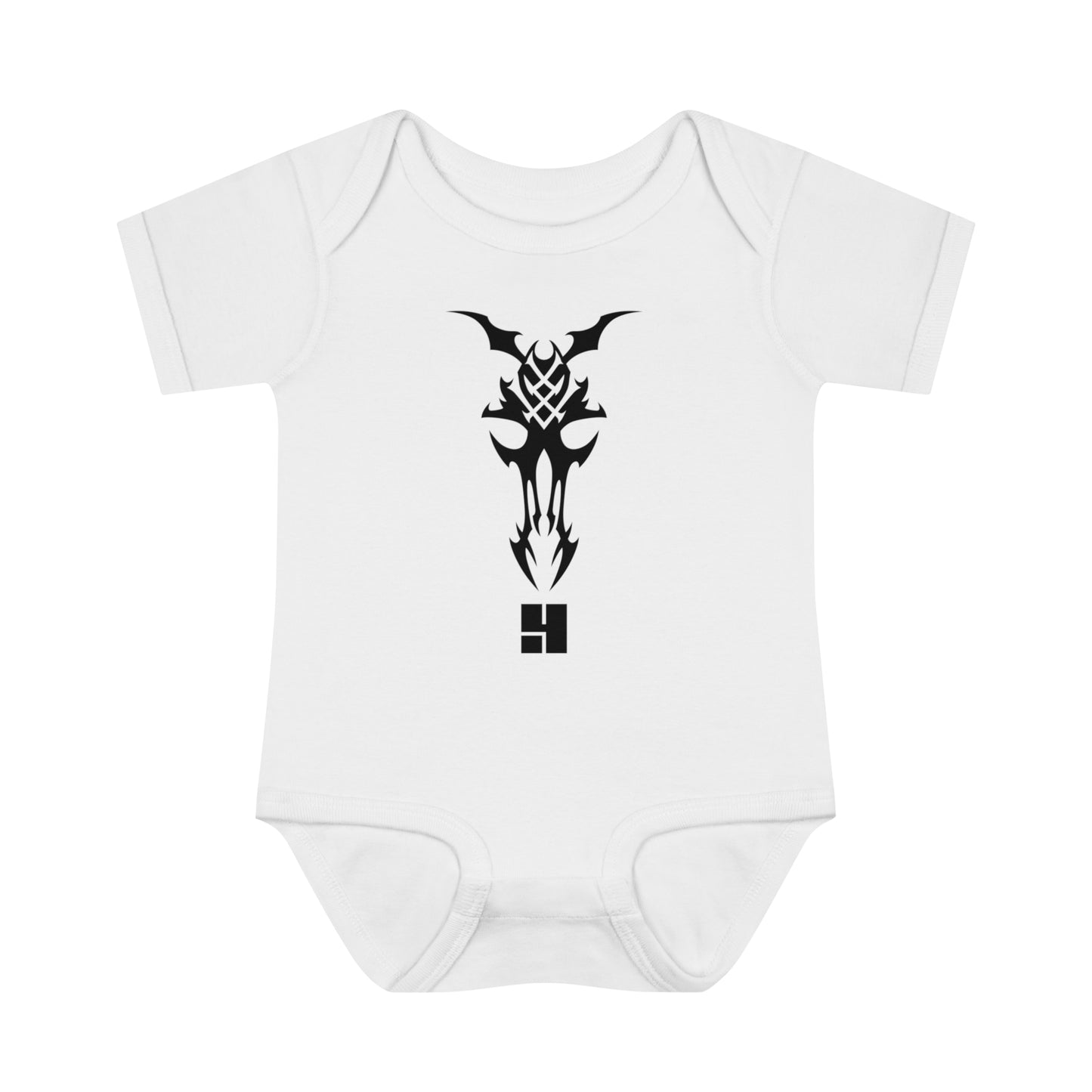 4H 25th Anniversary Logo | Black | Baby Bodysuit