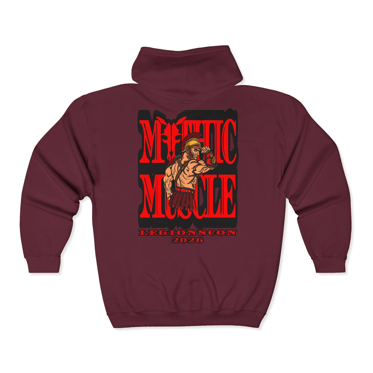 Mythic Muscle LC 2026 | Mythic Legions | Fan Art | Full Zip Hoodie