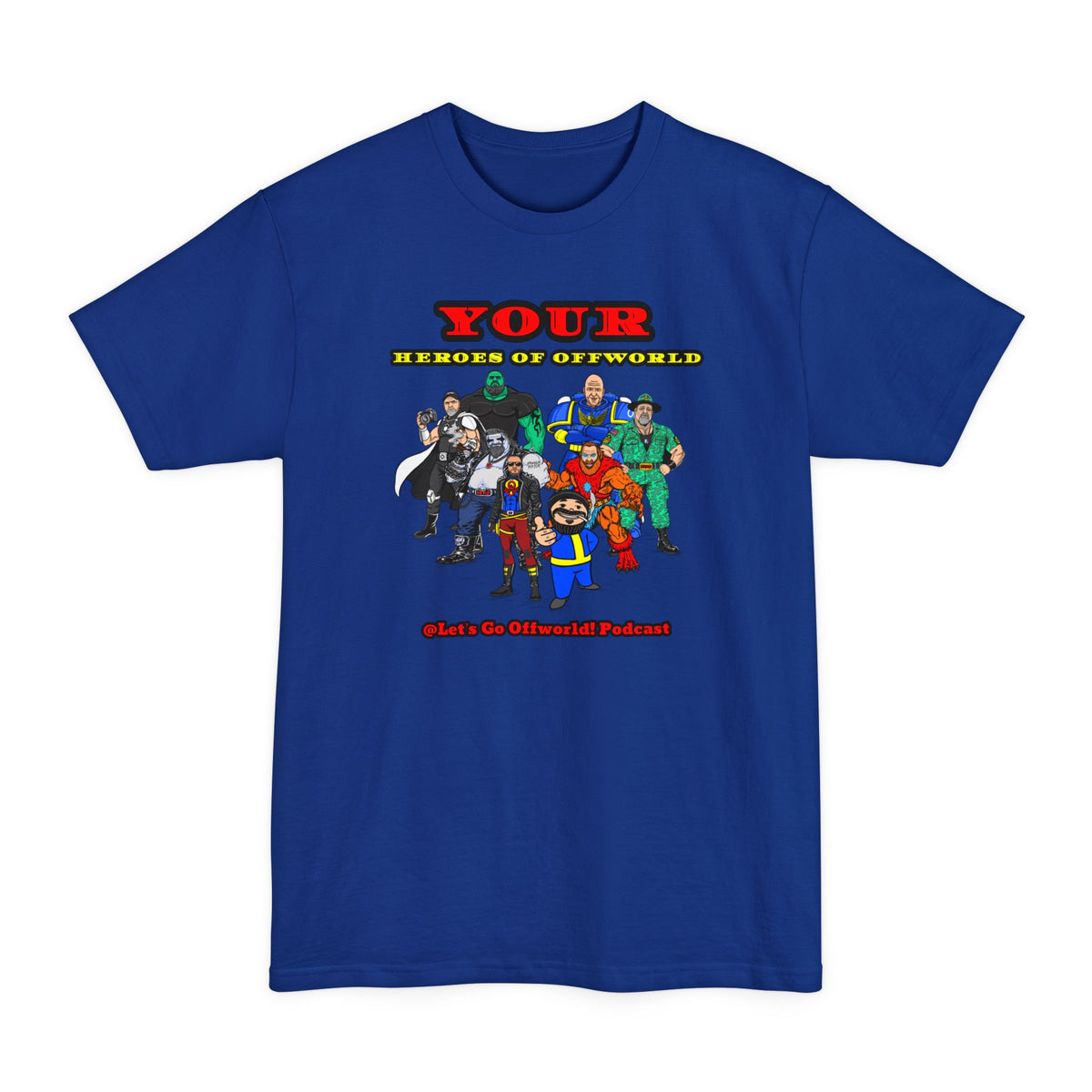 Heroes of Offworld | Mythic Legions | Fan Art | Tall T-Shirt