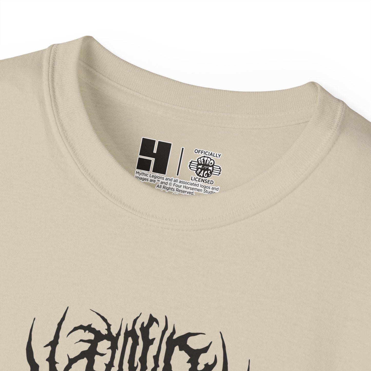 4H Metal Logo Black | Mythic Legions | Standard T-Shirt