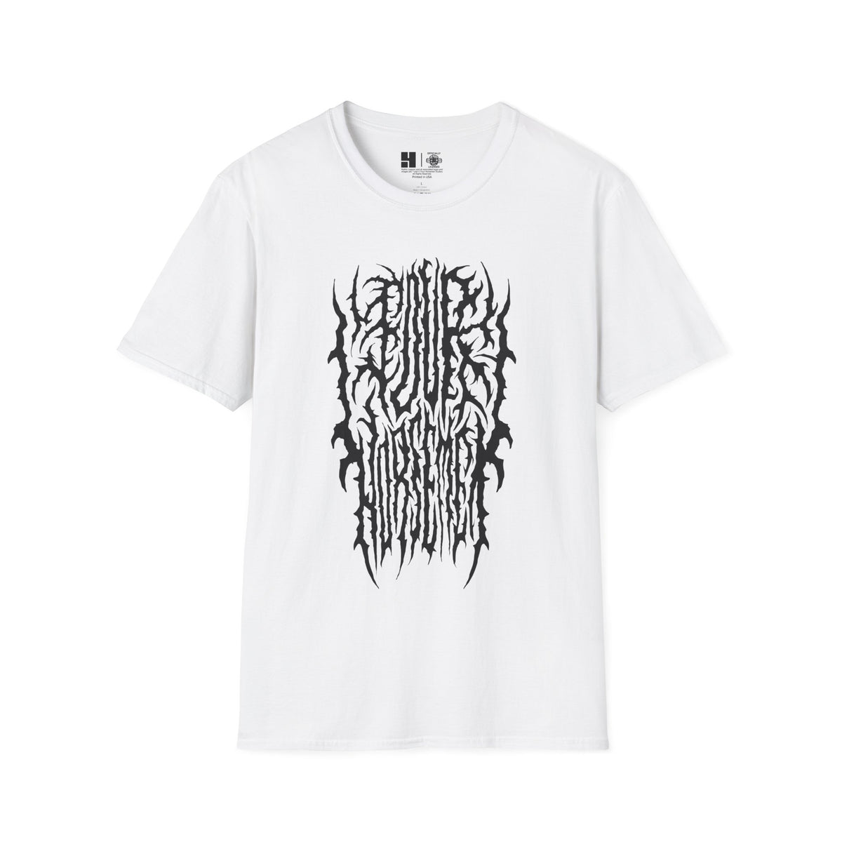 4H Metal Logo Black | Mythic Legions | Soft T-Shirt