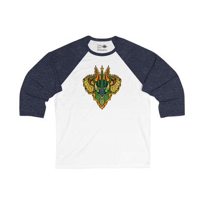 Sir Benegarr | Mythic Legions | Fan Art | 3\4 Sleeve Baseball T-Shirt
