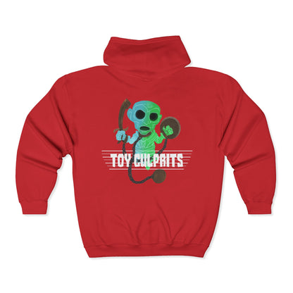 Toy Culprits Blue & Green Ghost | Mythic Legions | Fan Art | Full Zip Hoodie