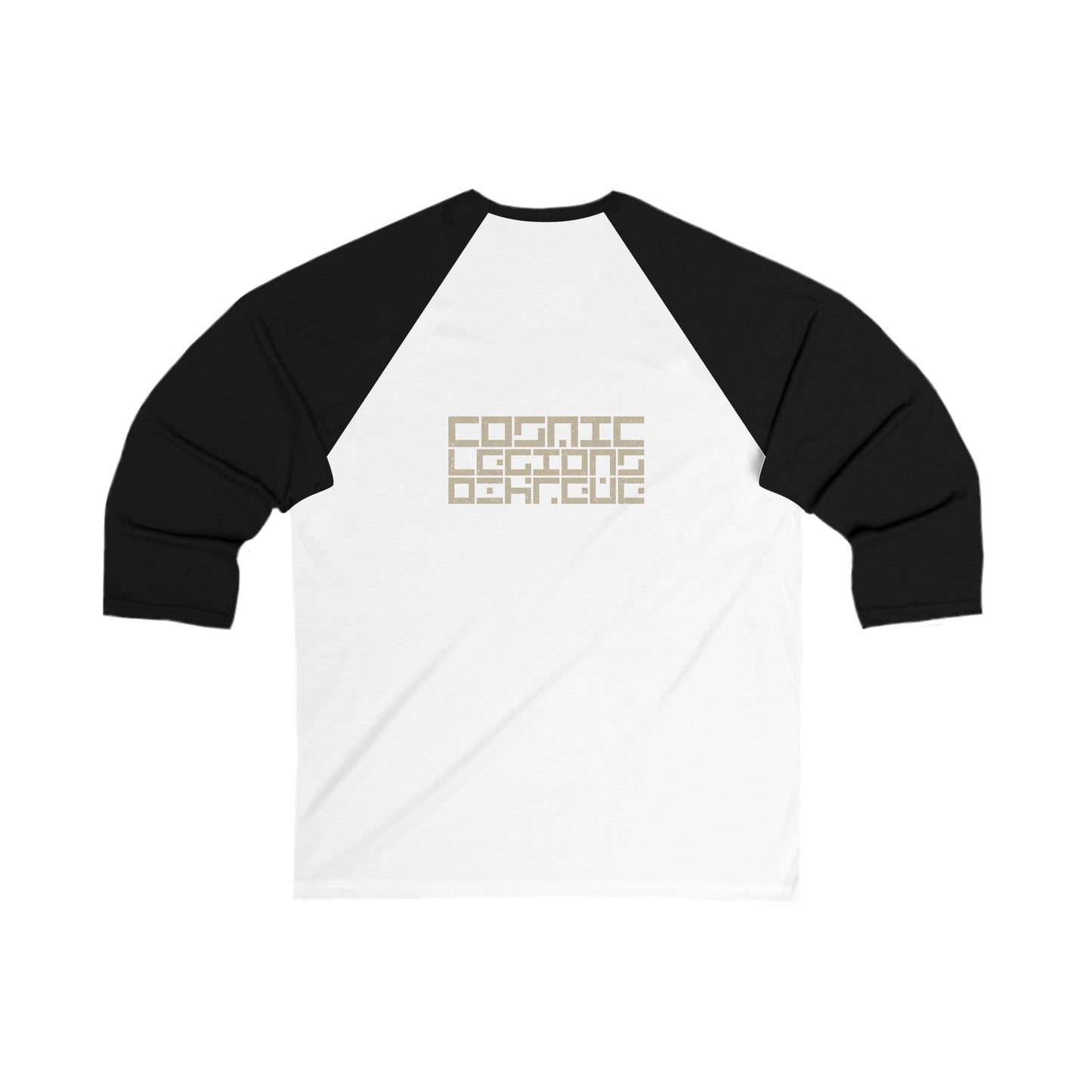 OxKrewe v2| Tan | Cosmic Legions | 3\4 Sleeve Baseball T-Shirt