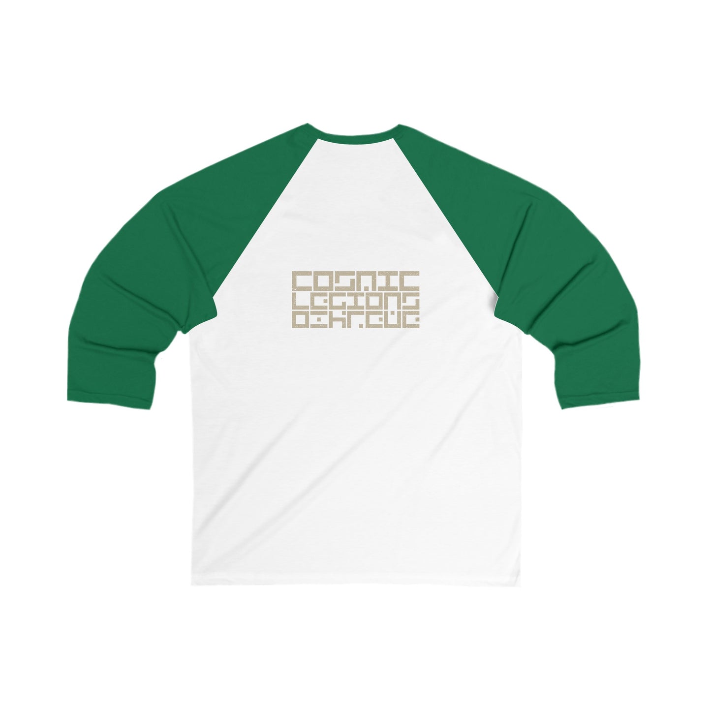 OxKrewe v2| Tan | Cosmic Legions | 3\4 Sleeve Baseball T-Shirt