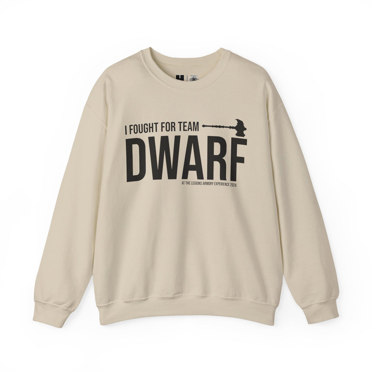 Team Dwarf Legions Con 2026 (Black Logo) | Mythic Legions | Sweatshirt