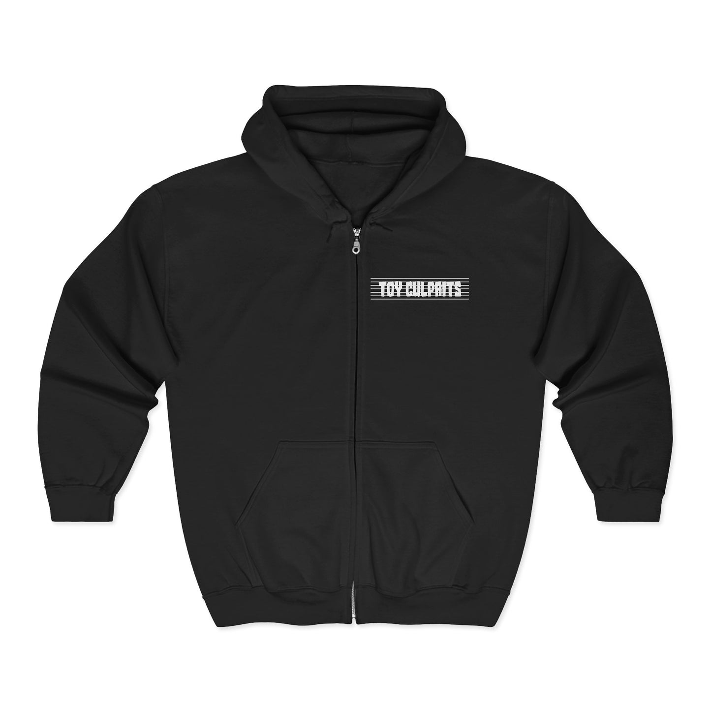 Toy Culprits White Logo | Mythic Legions | Fan Art | Full Zip Hoodie
