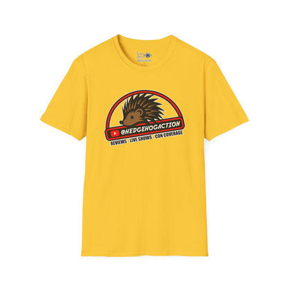 Hedgehog Action Logo | Mythic Legions | Fan Art | Soft T-Shirt