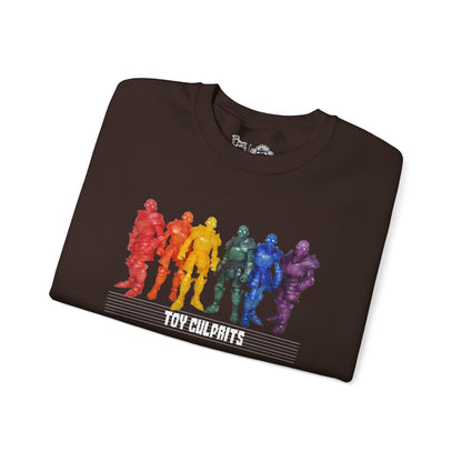 Rainbow Ghosts w/ Toy Culprits White Logo | Mythic Legions | Fan Art | Sweatshirt