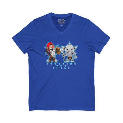 Shooting the Shelf | Mythic Legions | Fan Art | V-Neck T-Shirt